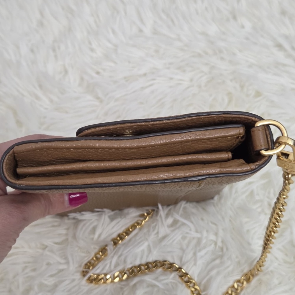 Tory Burch Crossbody Purse (Pebbled Leather) - Picture 13 of 16